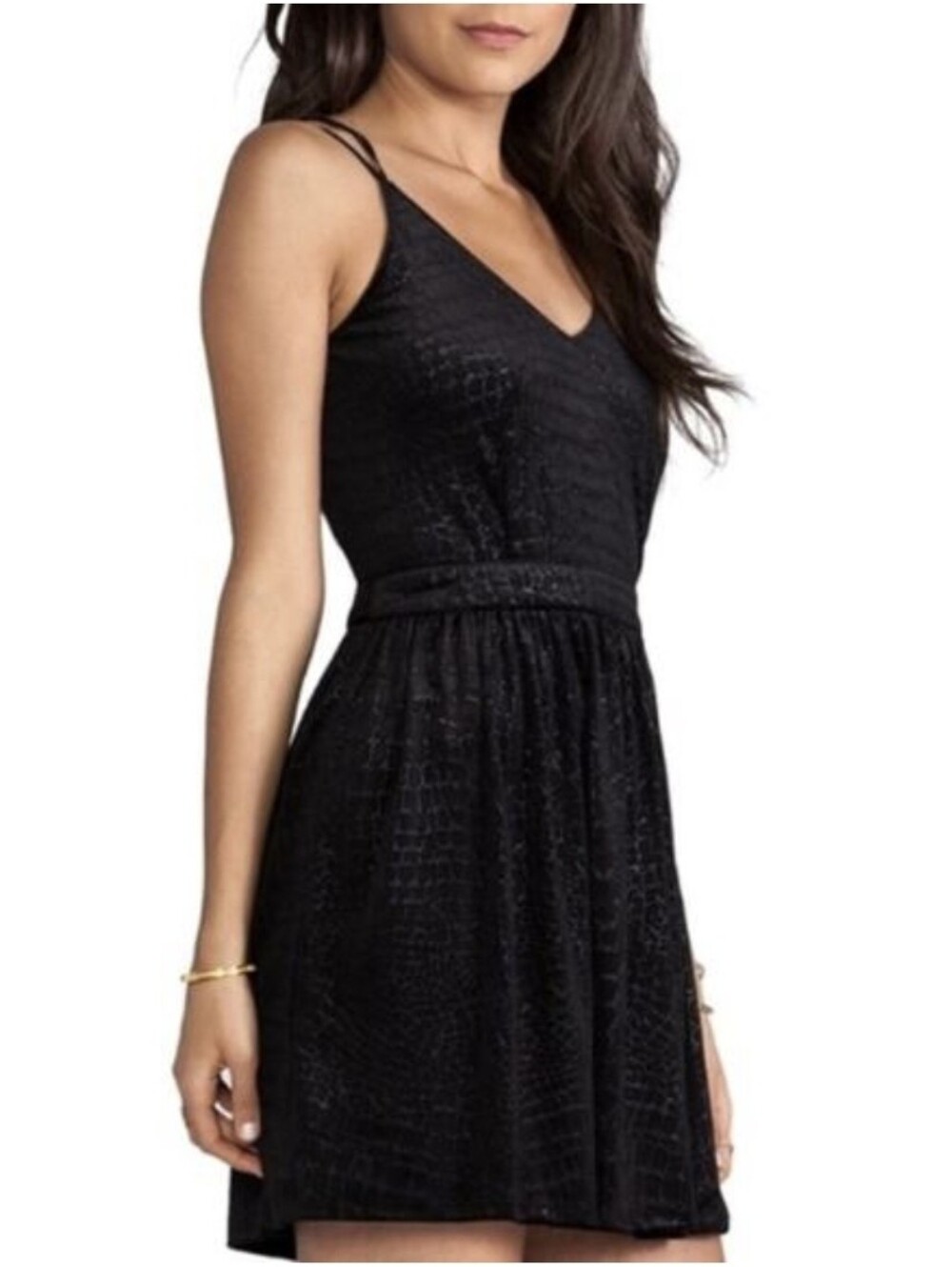 Dolce Vita Hanni Velvet Snake Print Dress Small